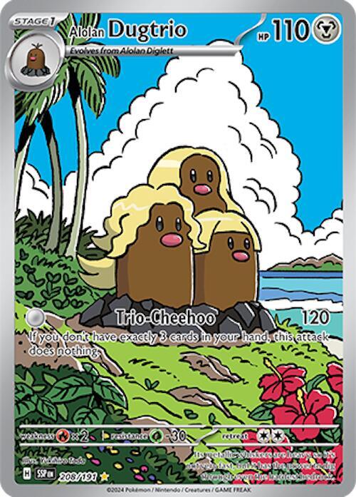 Single - Alolan Dugtrio #208/191 [ENG]