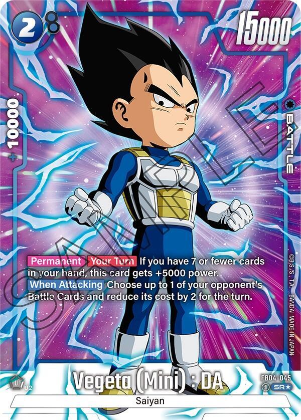 Single - Vegeta (Mini) : DA #FB04-045 [ENG]