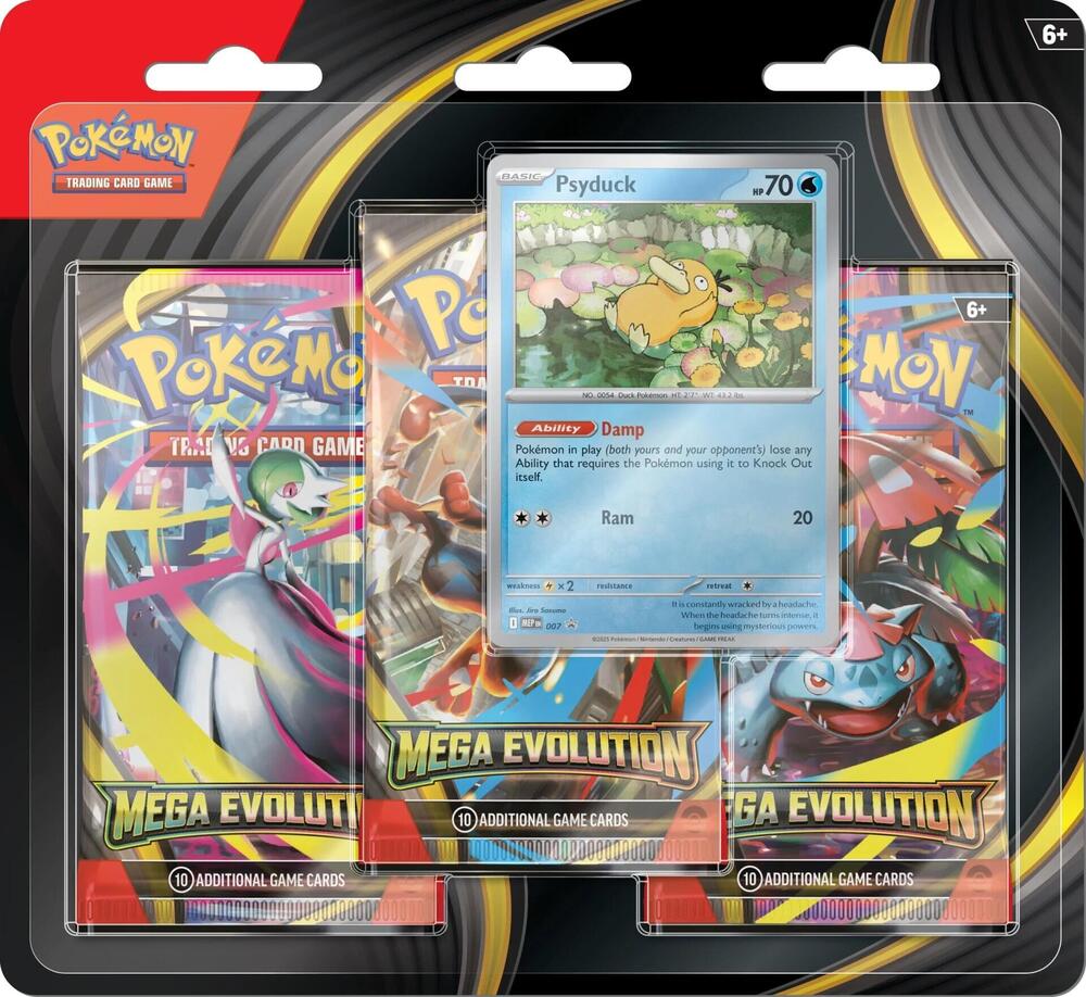 3 Pack Blister [Psyduck] - ME01: Mega Evolution (MEG)