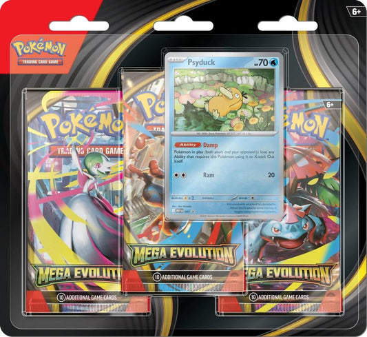 3 Pack Blister [Psyduck] - ME01: Mega Evolution (MEG)
