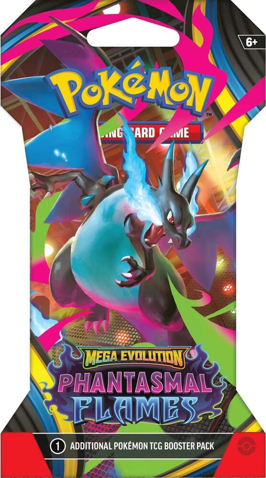 PREORDER - Sleeved Booster Pack - ME02: Phantasmal Flames (PFL) (Local Customers at this time only)