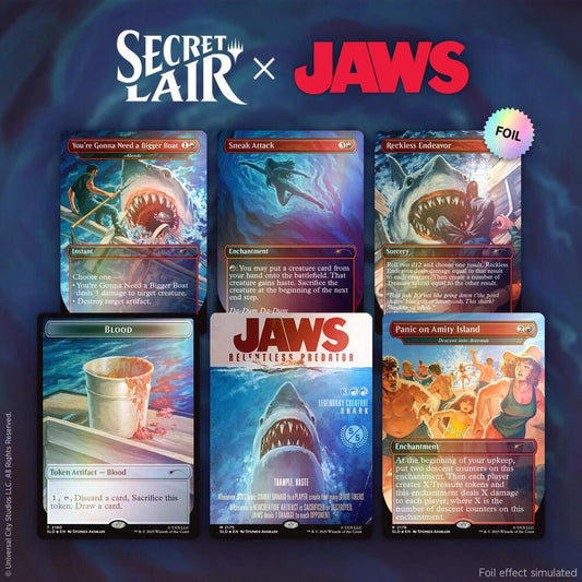 Jaws: Terror of Amity Island - Rainbow Foil Edition - Secret Lair Drop Series (SLD)