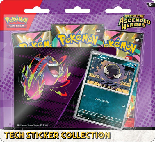 Sticker Collection - Gastly - ME: Ascended Heroes (ASC) Limit one per person