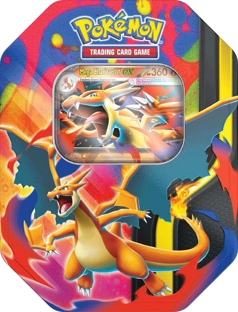 Collection Tin - Mega Charizard Y Limit 1 per person