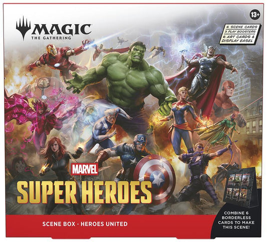 Scene Box - Heroes United - Marvel Super Heroes (MSH) 1 PER PERSON