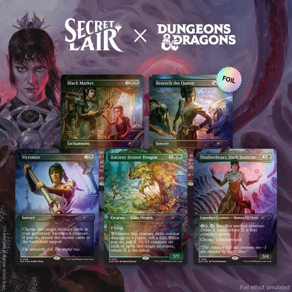 Secret Lair - Dungeons & Dragons: Shadowheart’s Devotion - Traditional Foil Edition