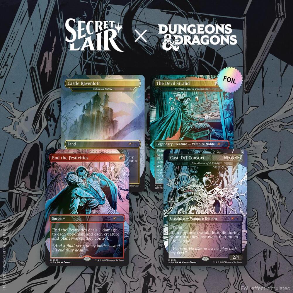 Secret Lair - Dungeons & Dragons: Strahd’s Descent - Foil Edition