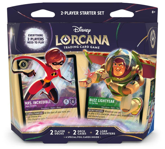 lorcana set 3 starter decks - Whispers in the Well To play Disney Lorcana Disney's Lorcana: Into The Inklands