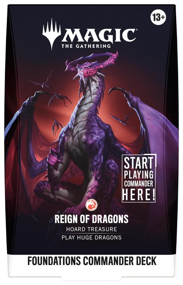 Commander Deck - Reign of Dragons - Commander: Foundations (FDC) 1 per person