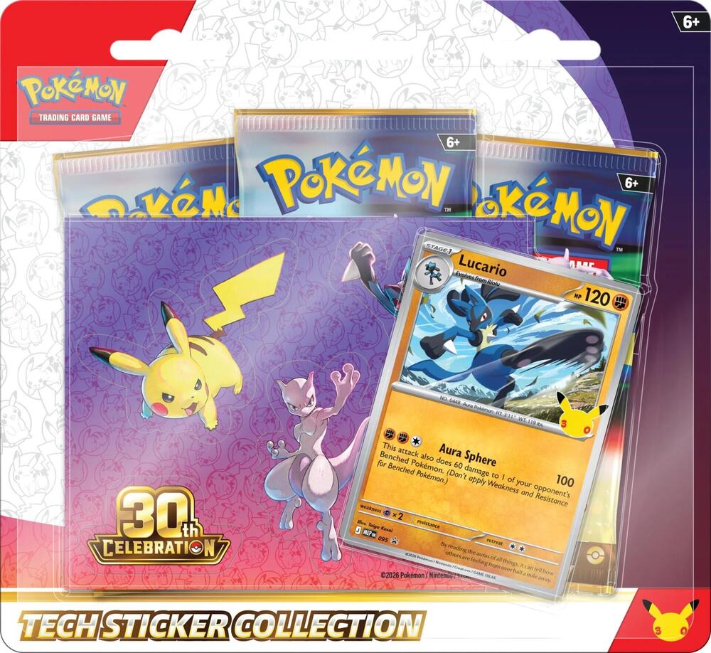 Tech Sticker Collection [Lucario] - ME: 30th Celebration (30C) (1 PER PERSON)