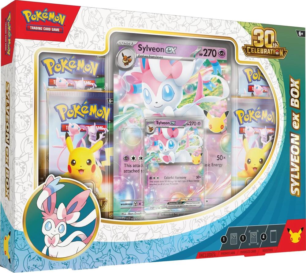 Sylveon ex Box - ME: 30th Celebration (30C) (1 PER PERSON)