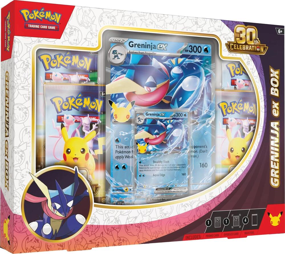 Greninja ex Box - ME: 30th Celebration (30C) (1 PER PERSON)