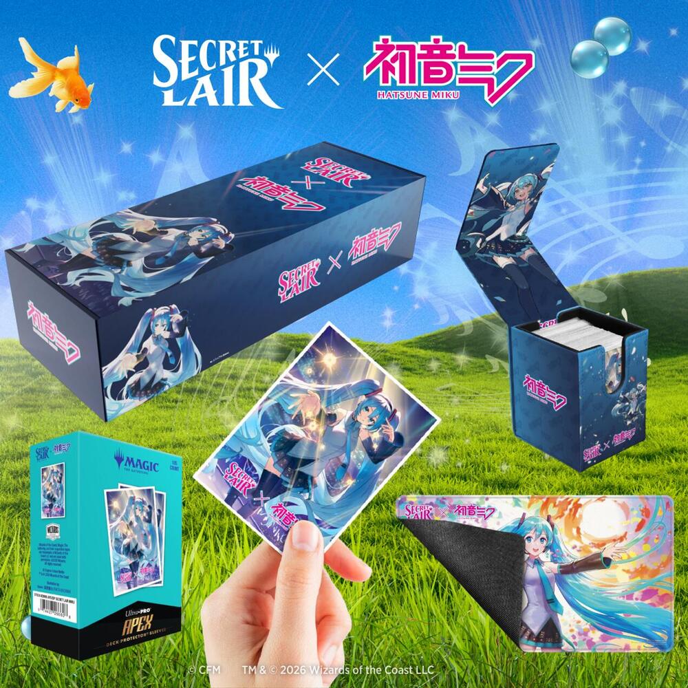 Hatsune Miku - Secret Lair Bundle - Deck and Merch Bundle