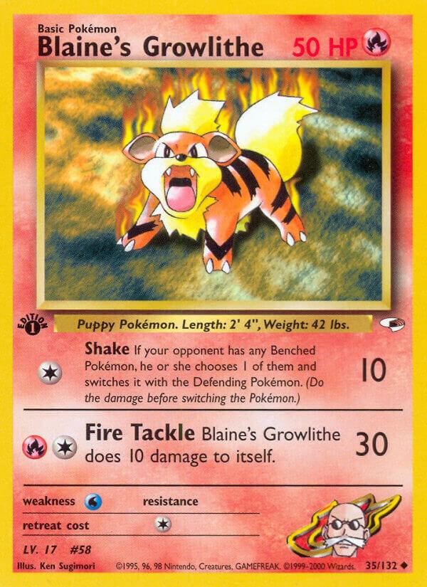 Single - Blaine's Growlithe #35/132 [ENG]