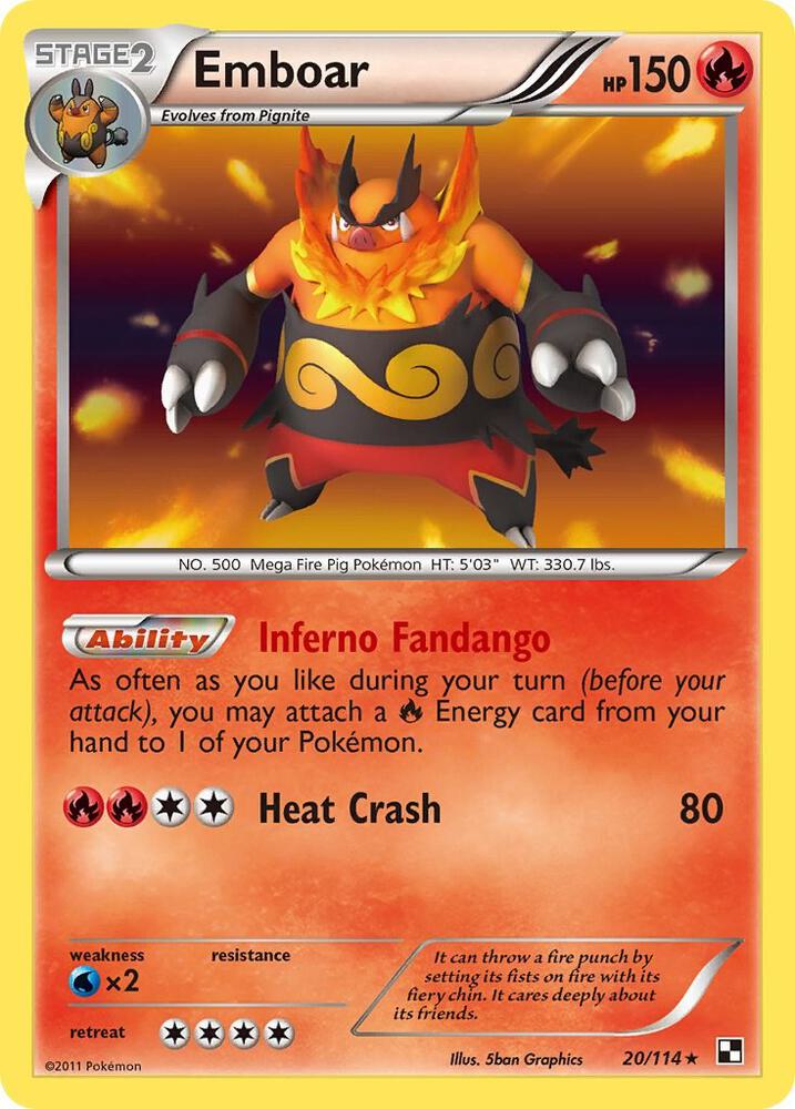 Single - Emboar #20/114 [ENG]
