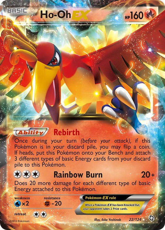 Single - Ho-Oh EX #22/124 [ENG]