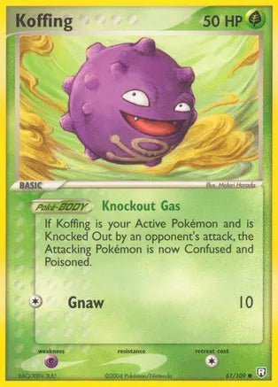 Single - Koffing #61/109 [ENG]