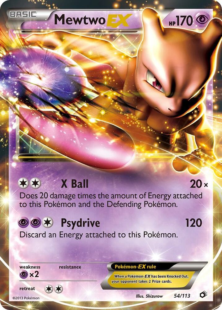 Single - Mewtwo EX #54/113 [ENG]