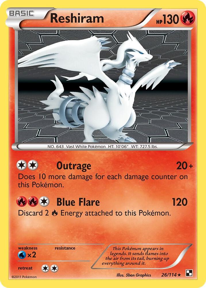 Single - Reshiram #26/114 [ENG]