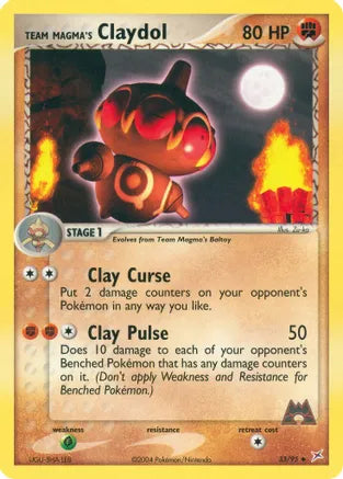 Single - Team Magma's Claydol #33/95 [ENG]