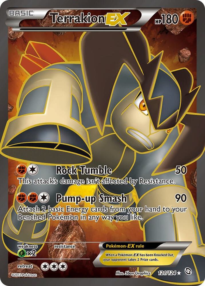 Single - Terrakion EX #121/124 [ENG]