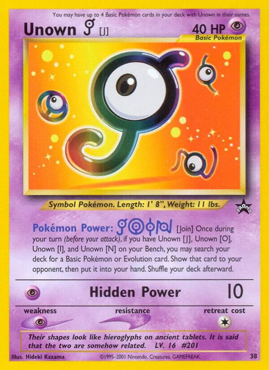 Promo - Unown [J] #38 [ENG]