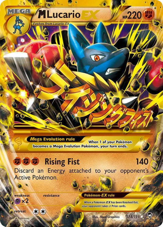 Single - M Lucario EX #113/111 [ENG]