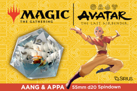 Dice – Aang & Appa 55mm Spindown Life Counter