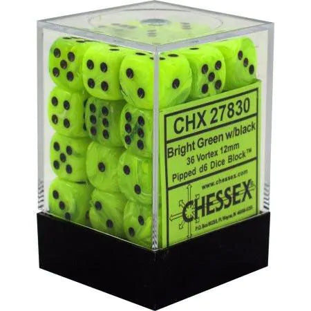 Dice (Vortex) - 6 Sided 12mm - 36 count
