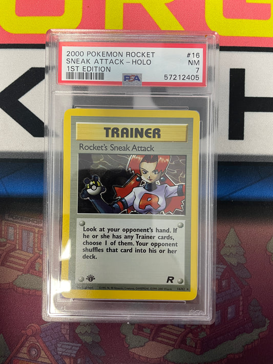 Graded - Rocket's Sneak Attack #16/82 [ENG] / PSA 7