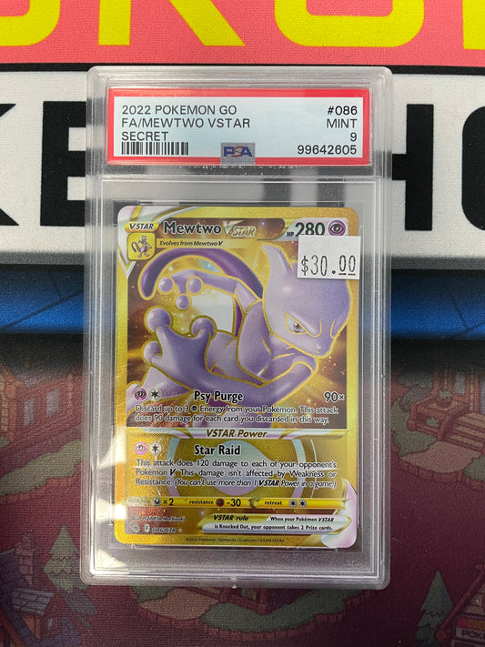 Graded - Mewtwo VStar #086/078 [ENG] / PSA 9