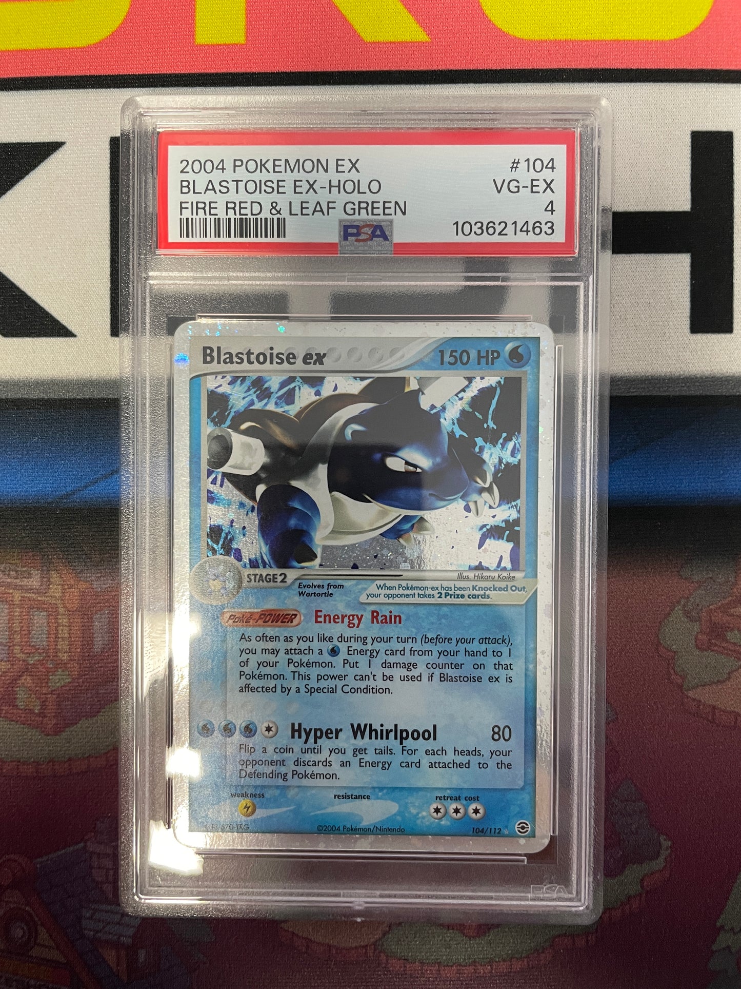 Graded - Blastoise #X #104/112 [ENG] / PSA 4