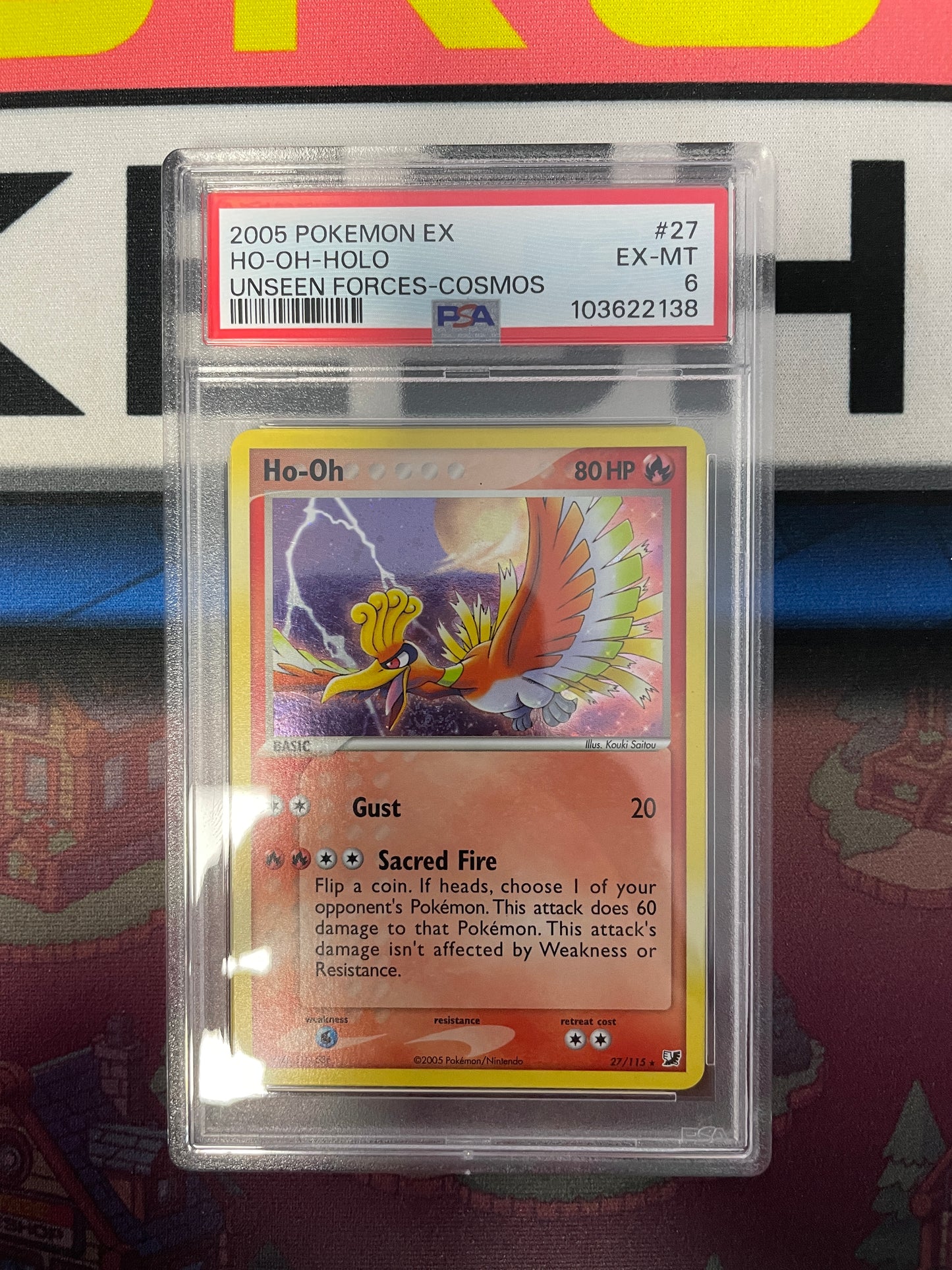 Graded - Ho-Oh #27/115 [ENG] / PSA 6