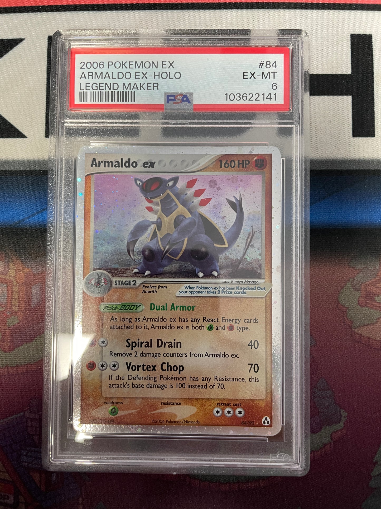 Graded - Armaldo EX #84/92 [ENG] / PSA 6