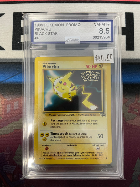 Graded - Pikachu #4 [ENG] / AGS 8.5