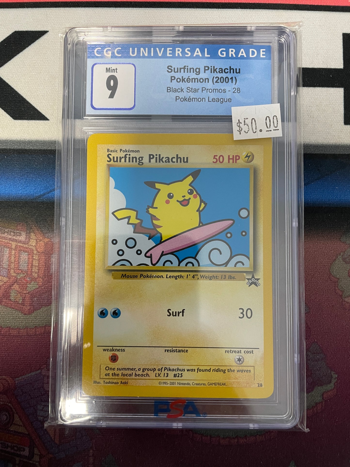 Graded - Surfing Pikachu #28 [ENG] / CGC 9