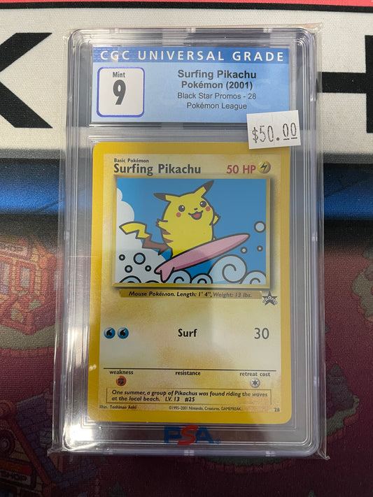 Graded - Surfing Pikachu #28 [ENG] / CGC 9