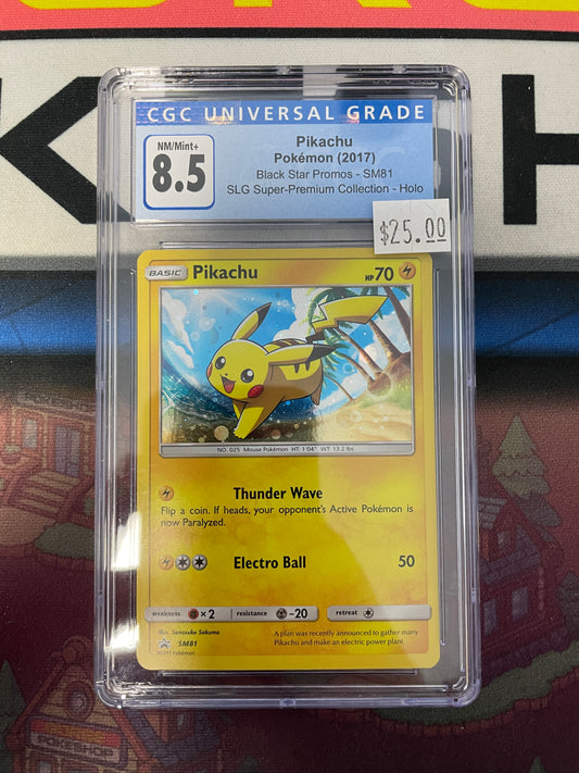 Graded - Pikachu  #SM81 [ENG] / CGC 8.5