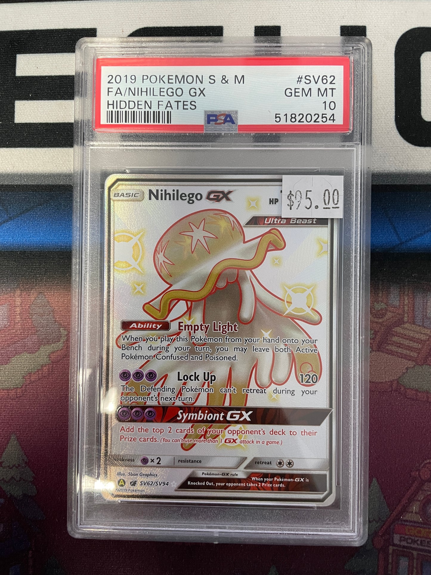 Graded - Nihilego GX #SV62/SV94 [ENG] / PSA 10