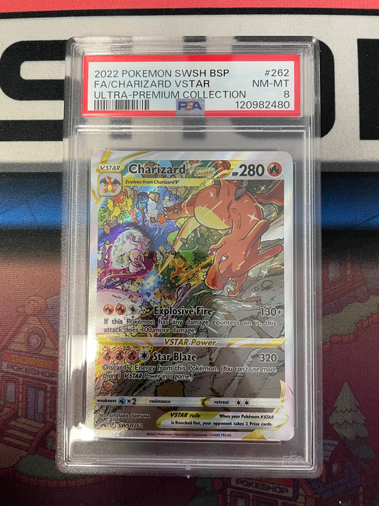 Graded - Charizard VStar #SWSH262 [ENG / PSA 8