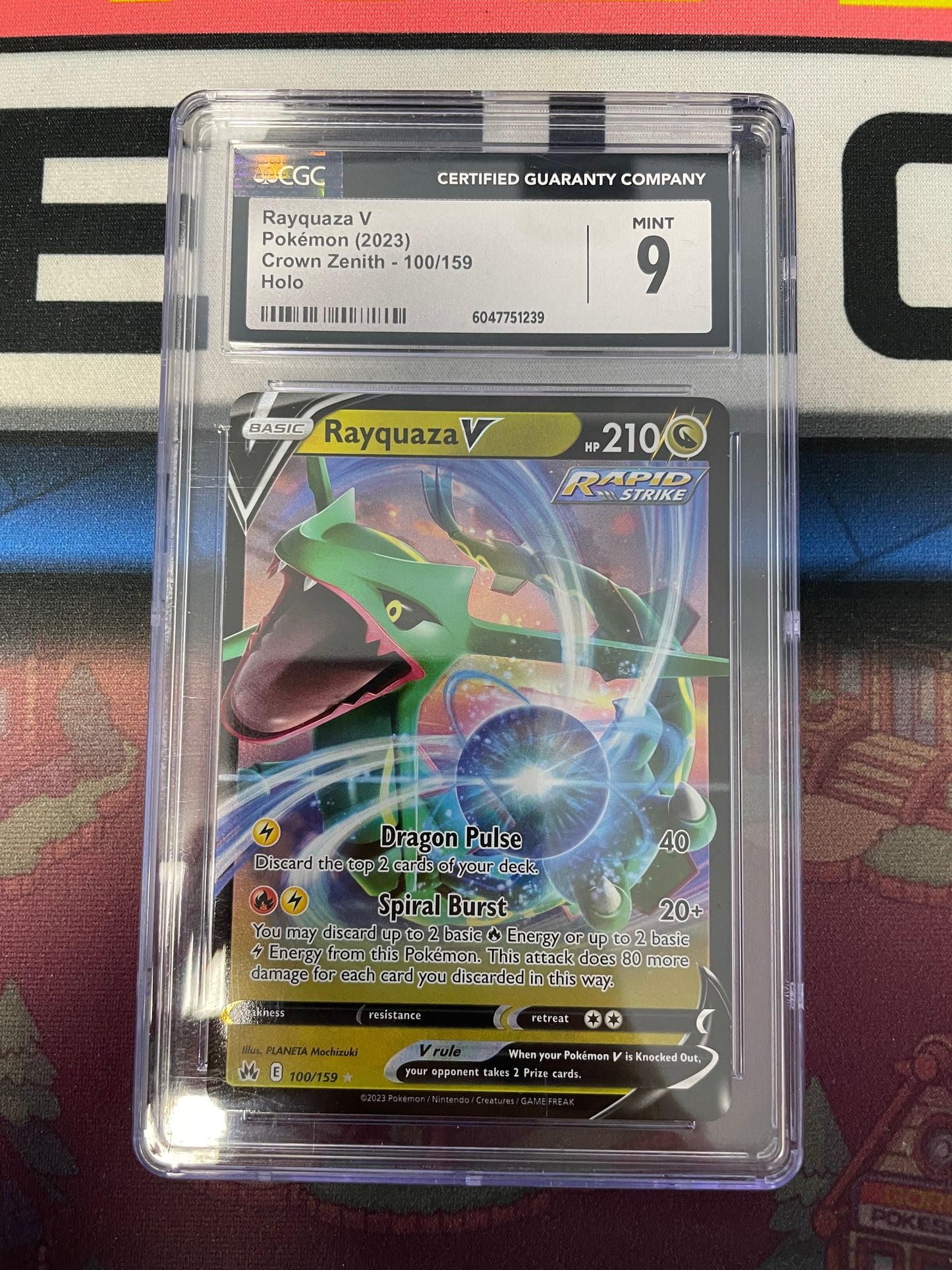 Graded - Rayquaza #100/159 [ENG] / CGC 9