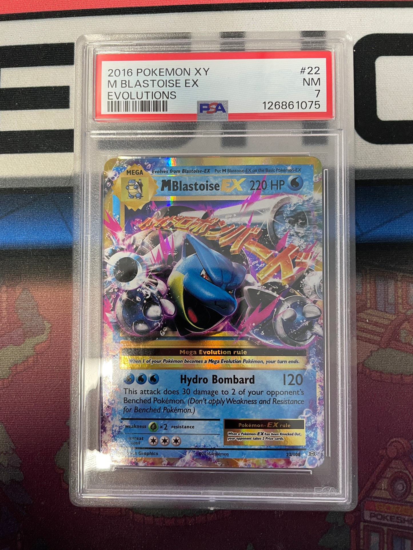 Graded - M Blastoise EX #22/108 [ENG] / PSA 7
