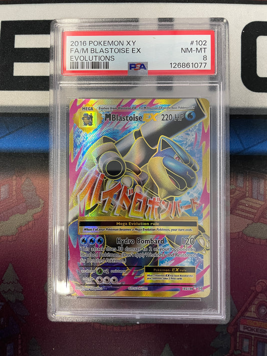 Graded - M Blastoise EX #102/108 [ENG] / PSA 8