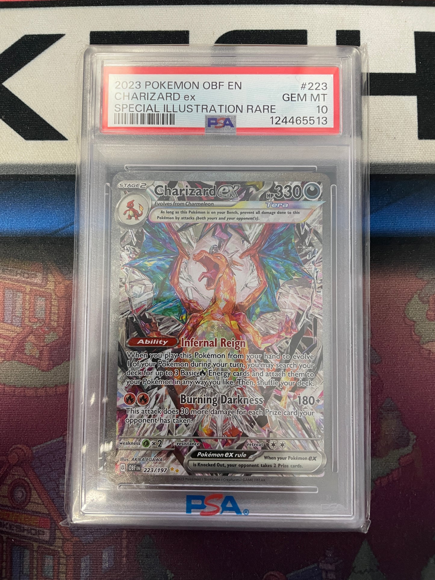 Graded - Charizard EX #223/197 [ENG] / PSA 10