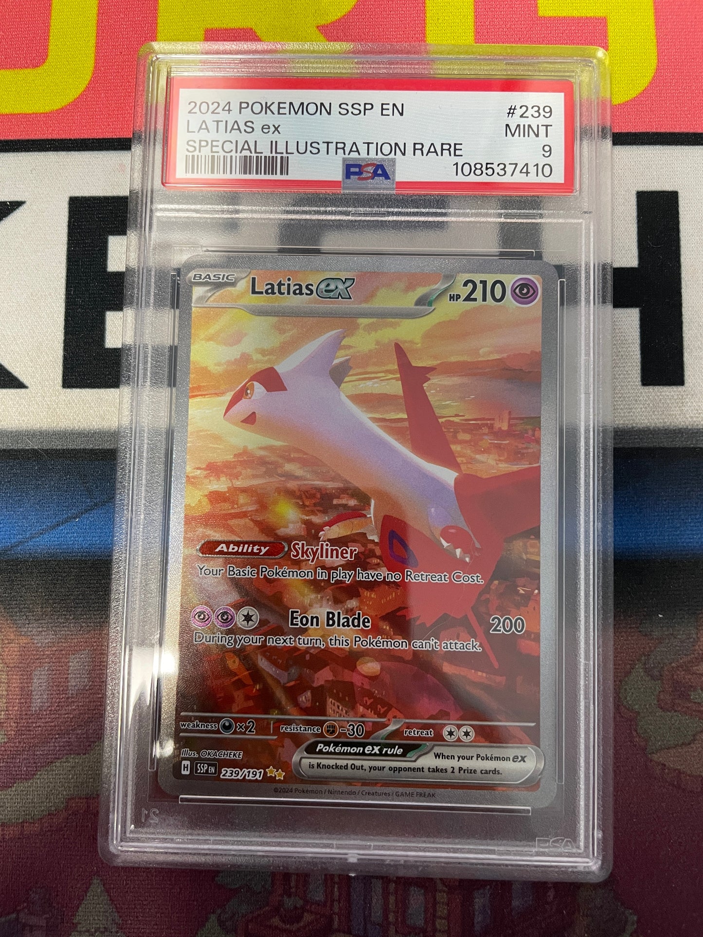 Graded - Latias EX #239/191 [ENG / PSA 9