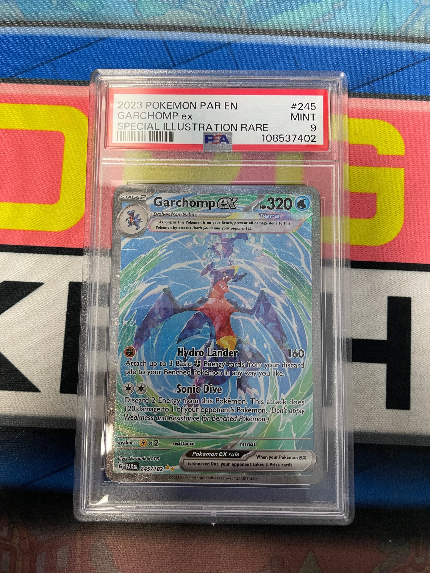 Graded - Garchomp EX #245/182 [ENG] / PSA 9