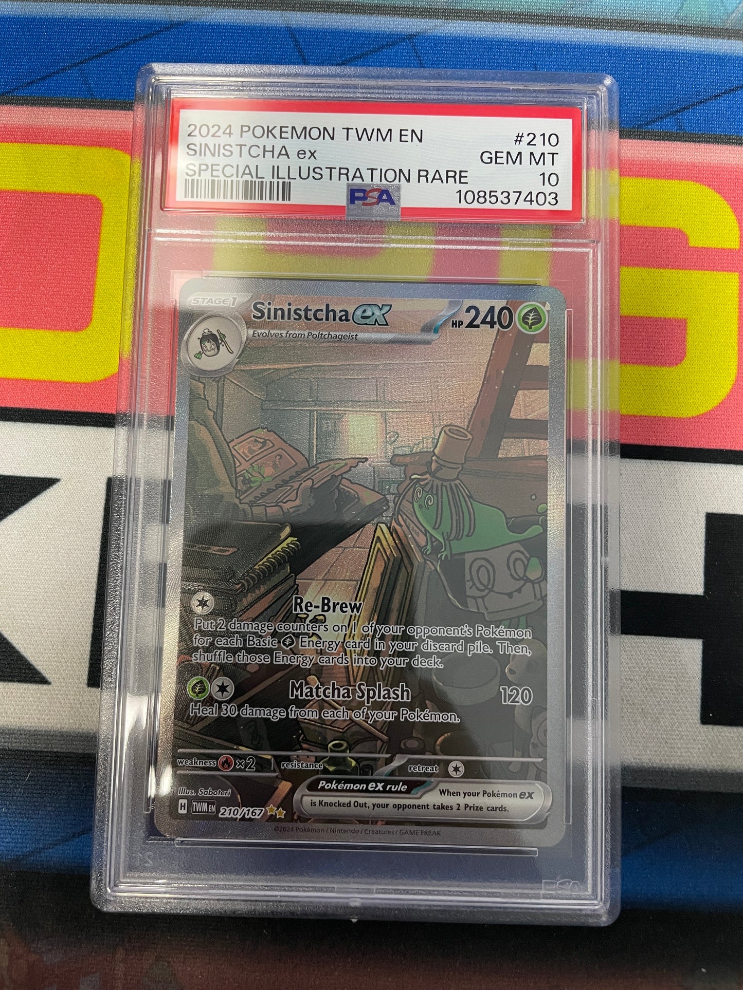 Graded - Sinistcha EX #210/167 [ENG] / PSA 10