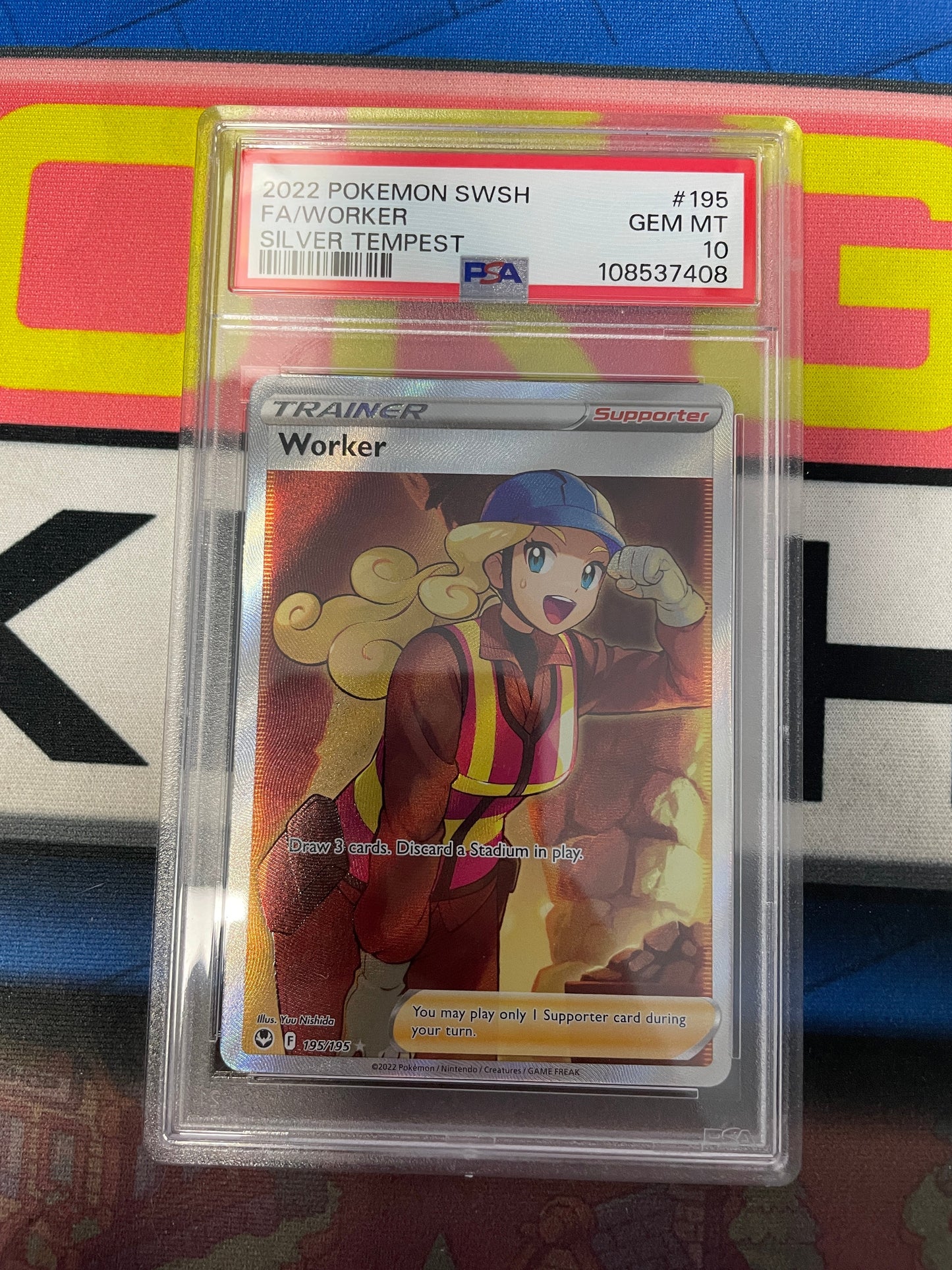 Graded - Worker #195/195 [ENG] / PSA 10