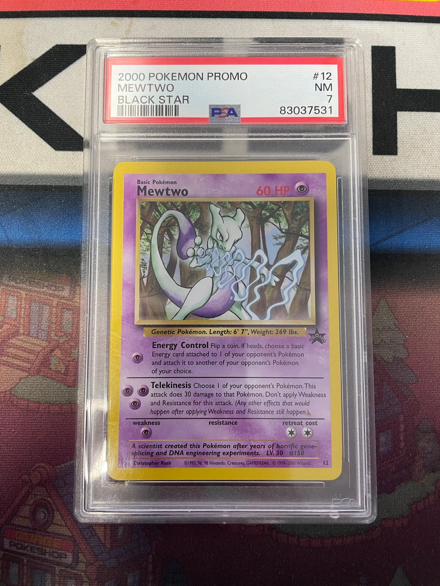 Graded - Mewtwo #12 [ENG] / PSA 7