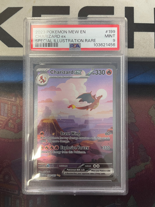 Graded - Charizard EX #199/165 [ENG] / PSA 9